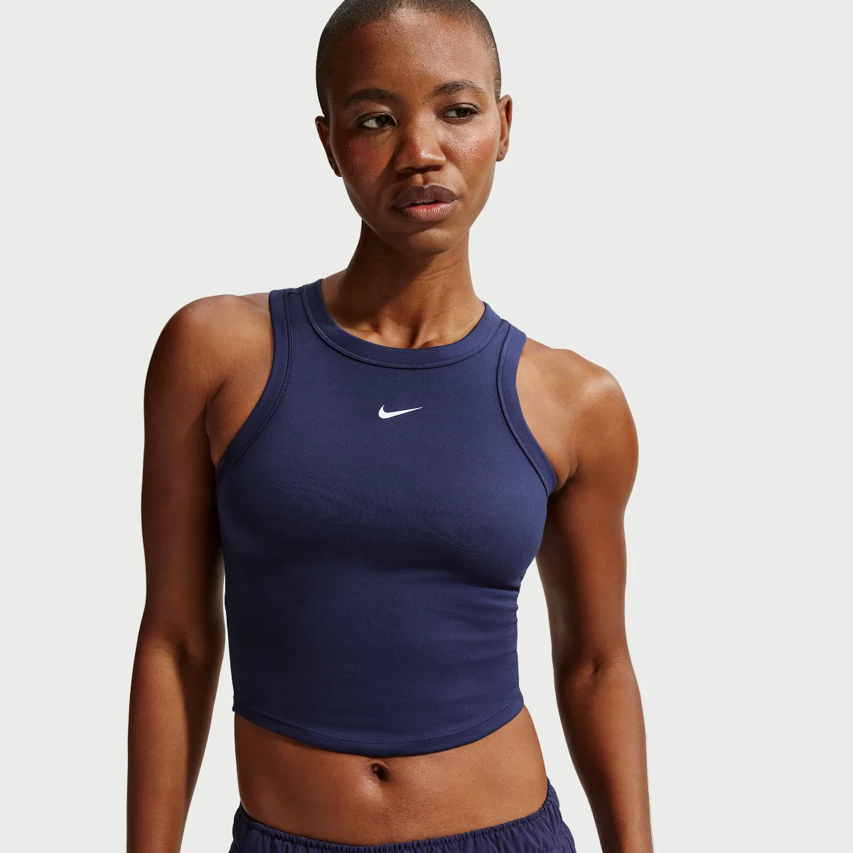 One Fitted Dri-FIT Cropped Tank Top