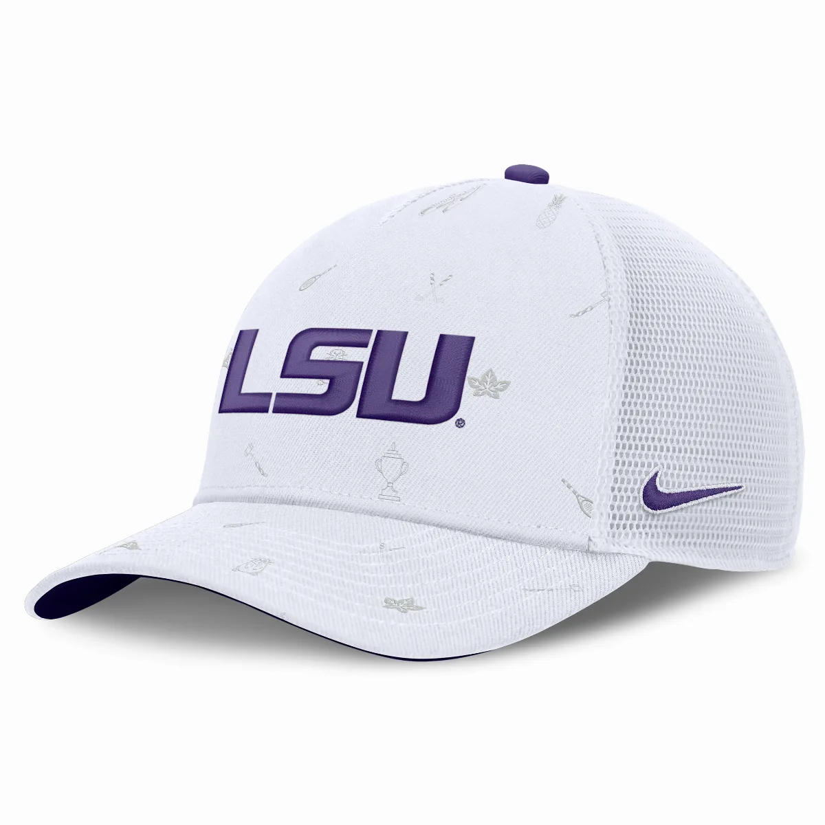 LSU Country Club Golfin' Rise College Trucker Adjustable Hat by Nike