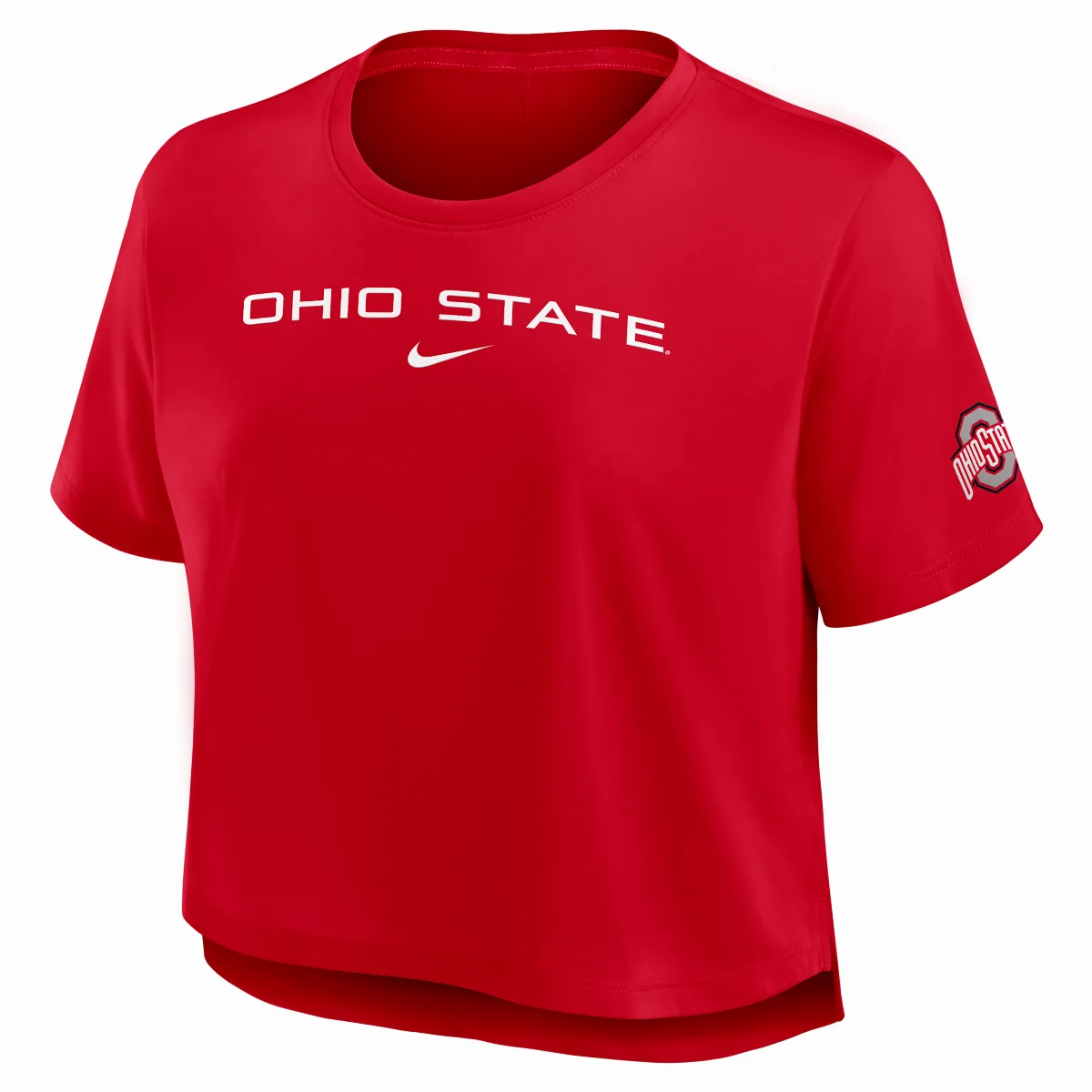 Ohio State Premium Performance Dri-FIT Cropped Top by Nike