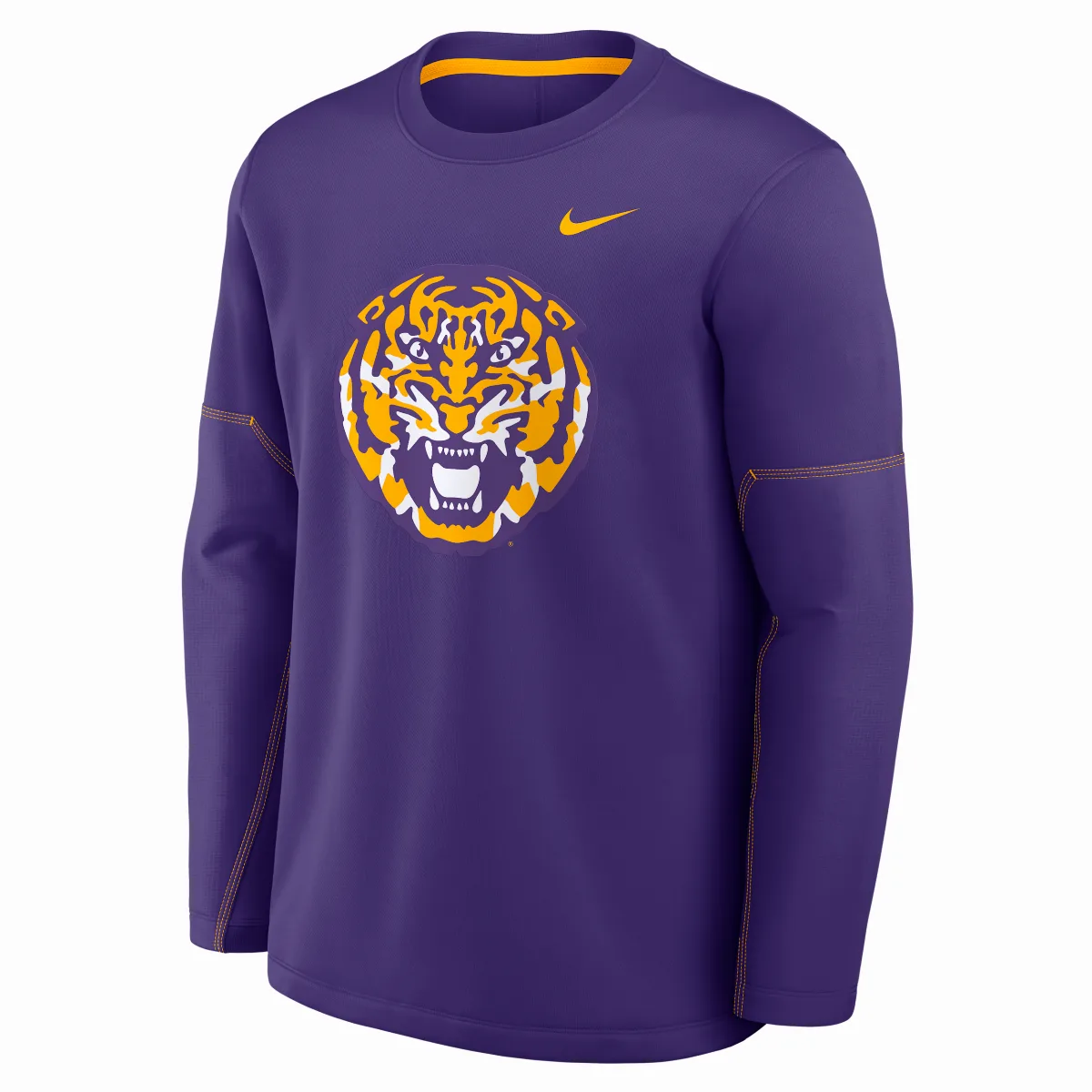 LSU Sideline Coaches Therma-FIT College Long-Sleeve T-Shirt by Nike