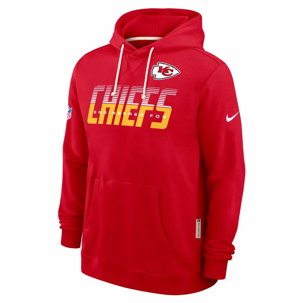 Kansas City Chiefs Sideline Standard Issue Dri-FIT NFL Pullover Hoodie