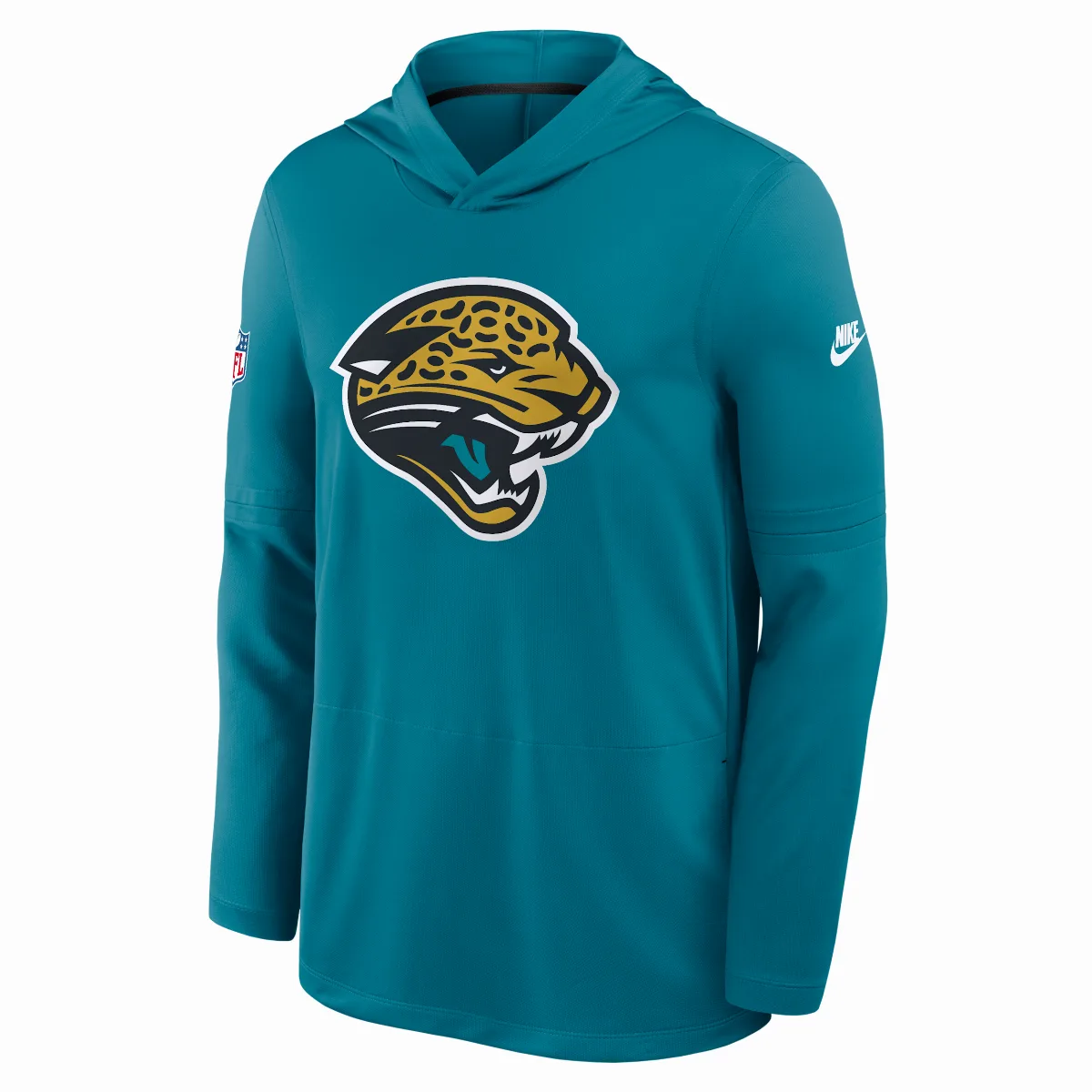 Jacksonville Jaguars Alt Dri-FIT NFL Long-Sleeve Hooded Top by Nike