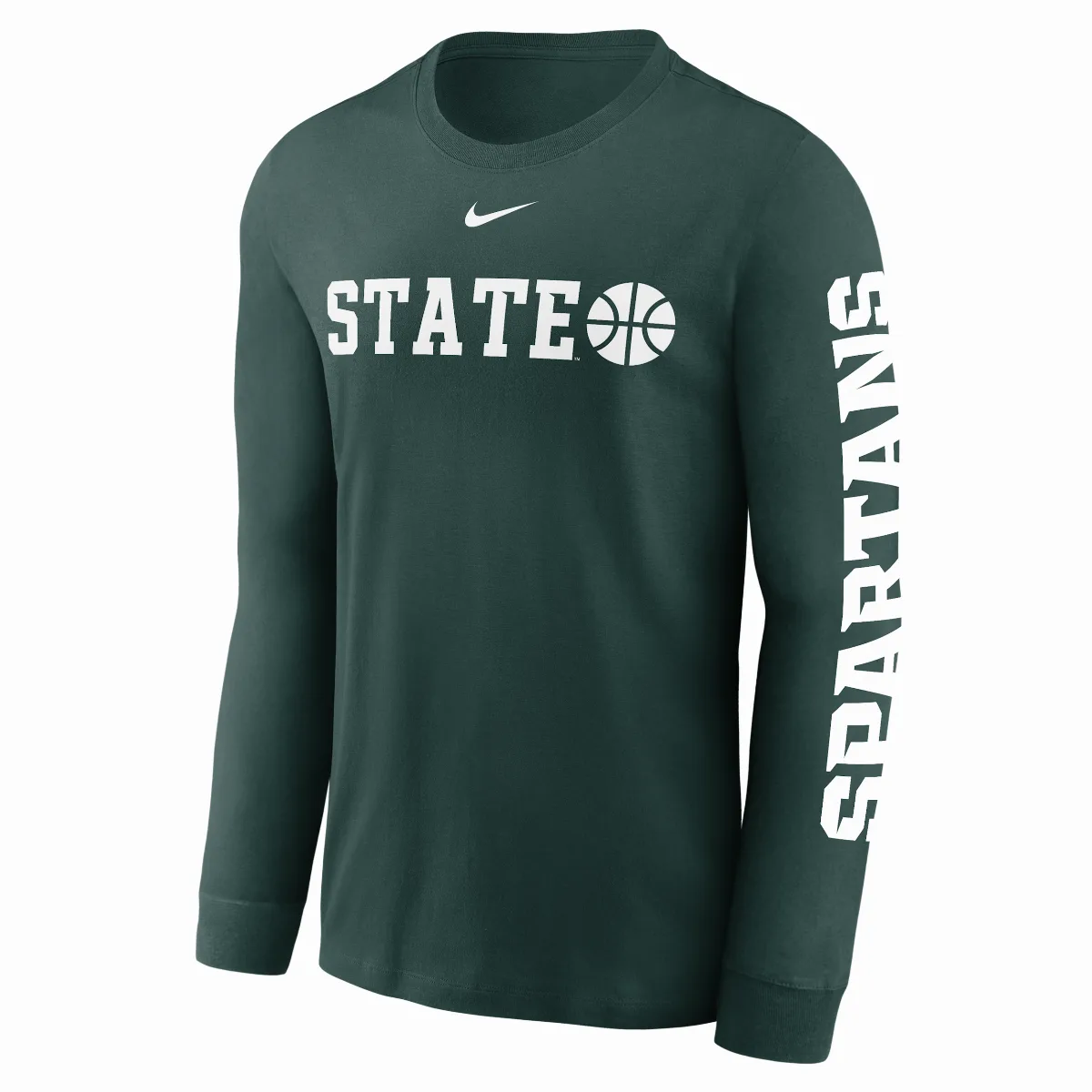 Michigan State Spartans Basketball Icon College Long-Sleeve T-Shirt by Nike