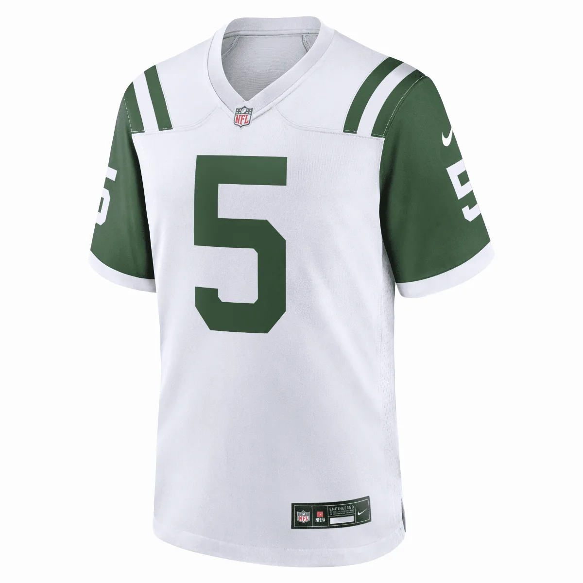 Garrett Wilson New York Jets NFL Game Football Jersey by Nike