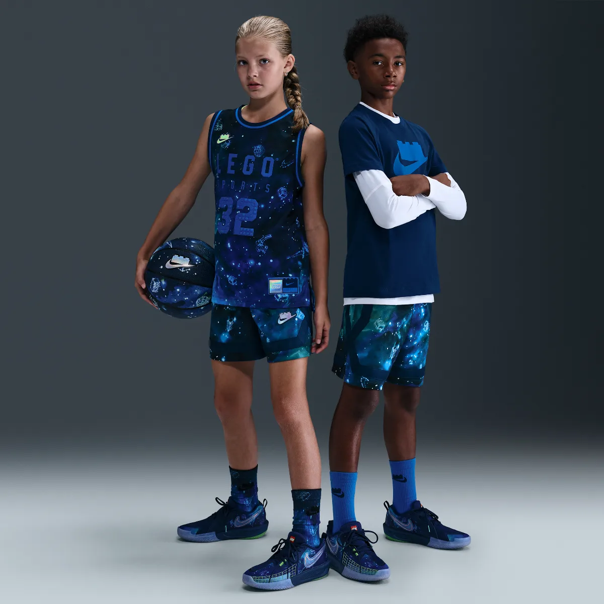 Nike x LEGO® Collection Dri-FIT Crossover Shorts by Nike