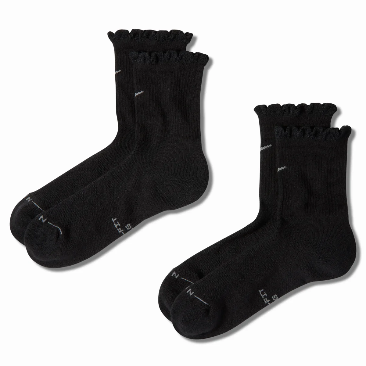 Everyday Elevated Scallop Micro-Crew Socks (2 Pairs) by Nike
