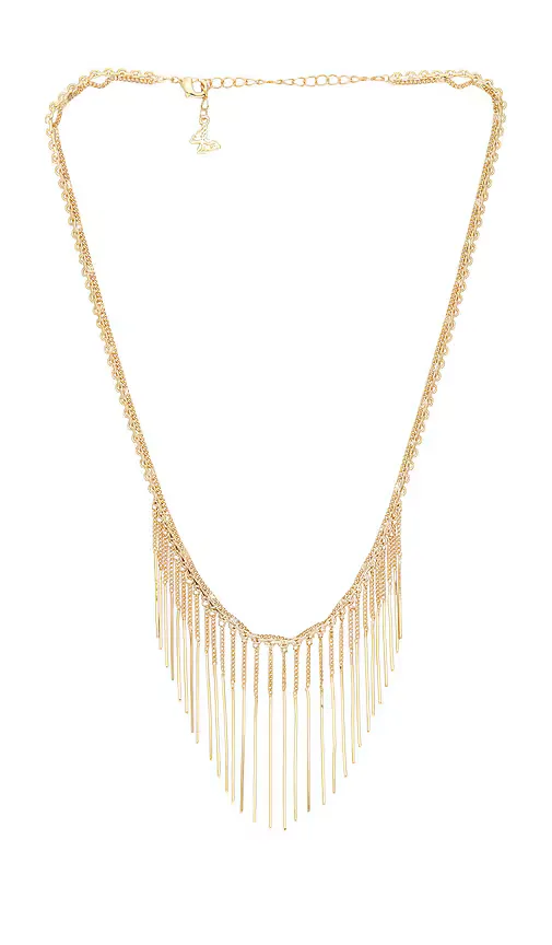 Cascading Fringe Statement Necklace