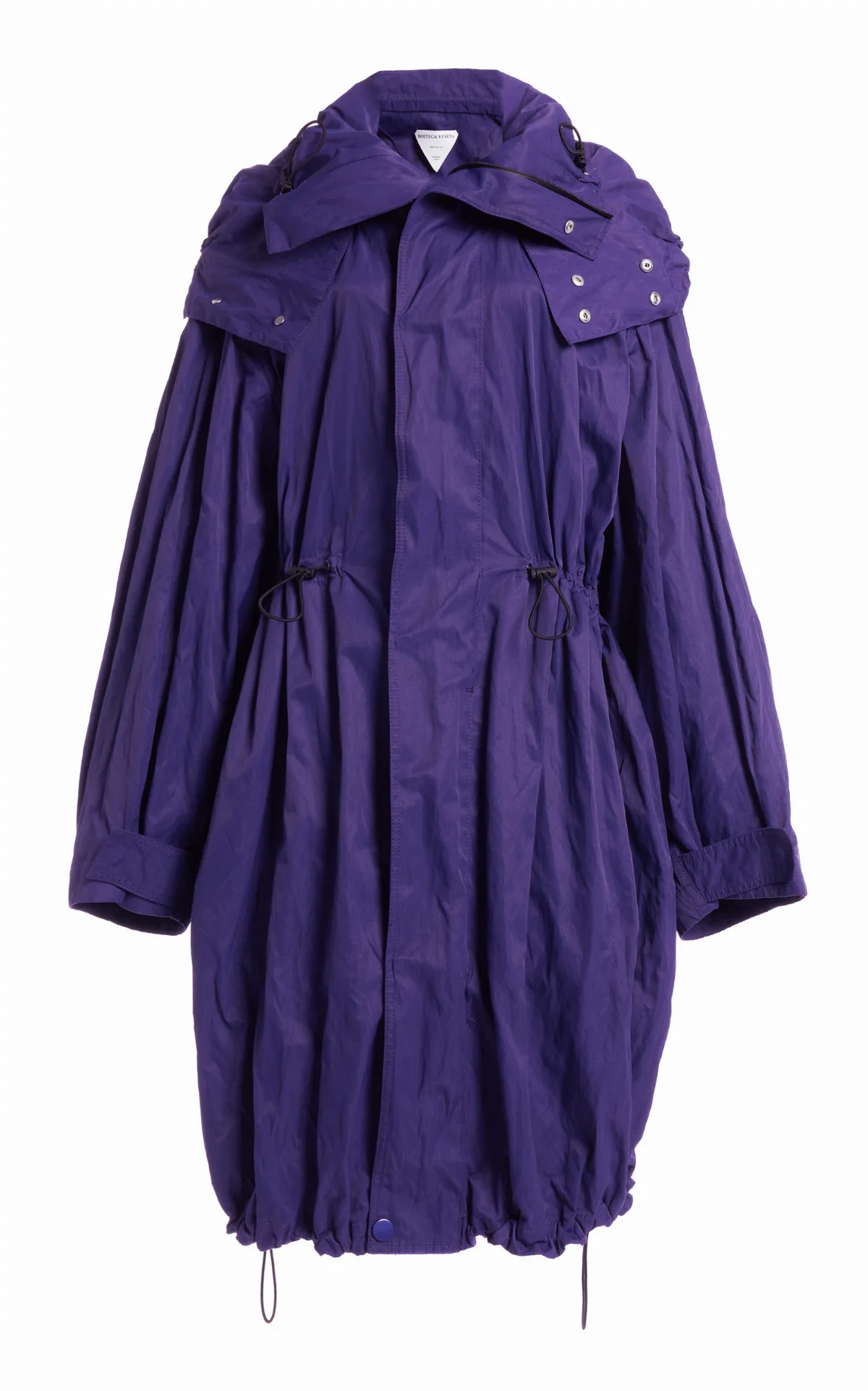 Resinated Metal Twill Parka by Bottega Veneta