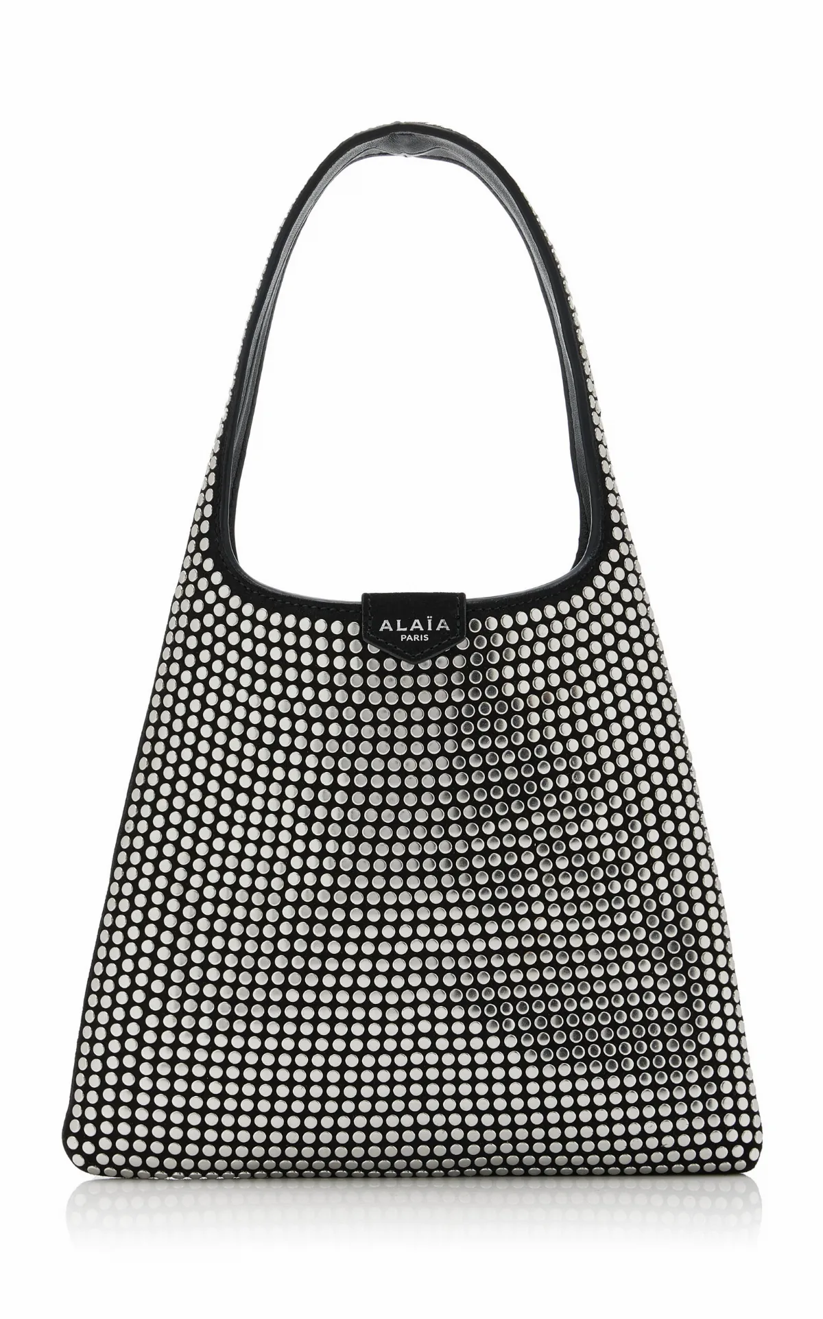 Small Studded Suede Hobo Bag by ALAÏA