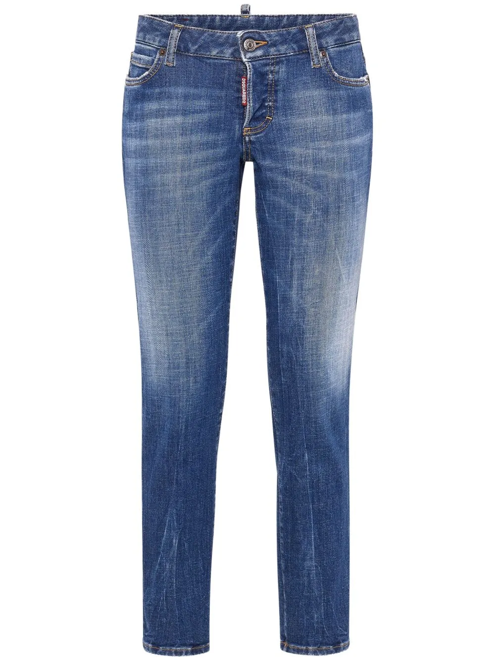 Cropped Skinny Jeans by DSQUARED2