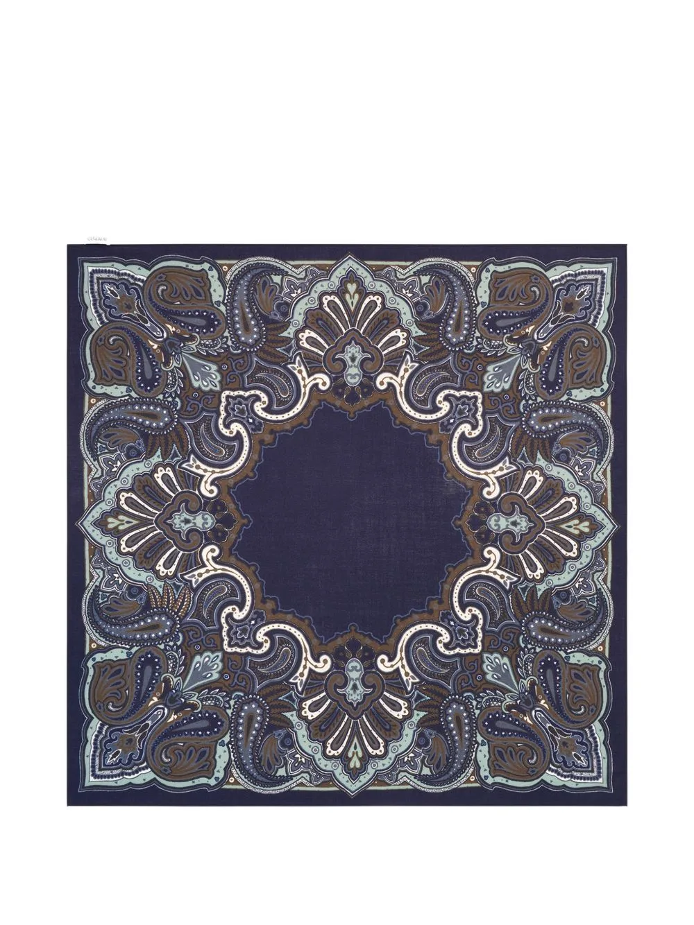 Stan Paisley Cashmere Square Scarf