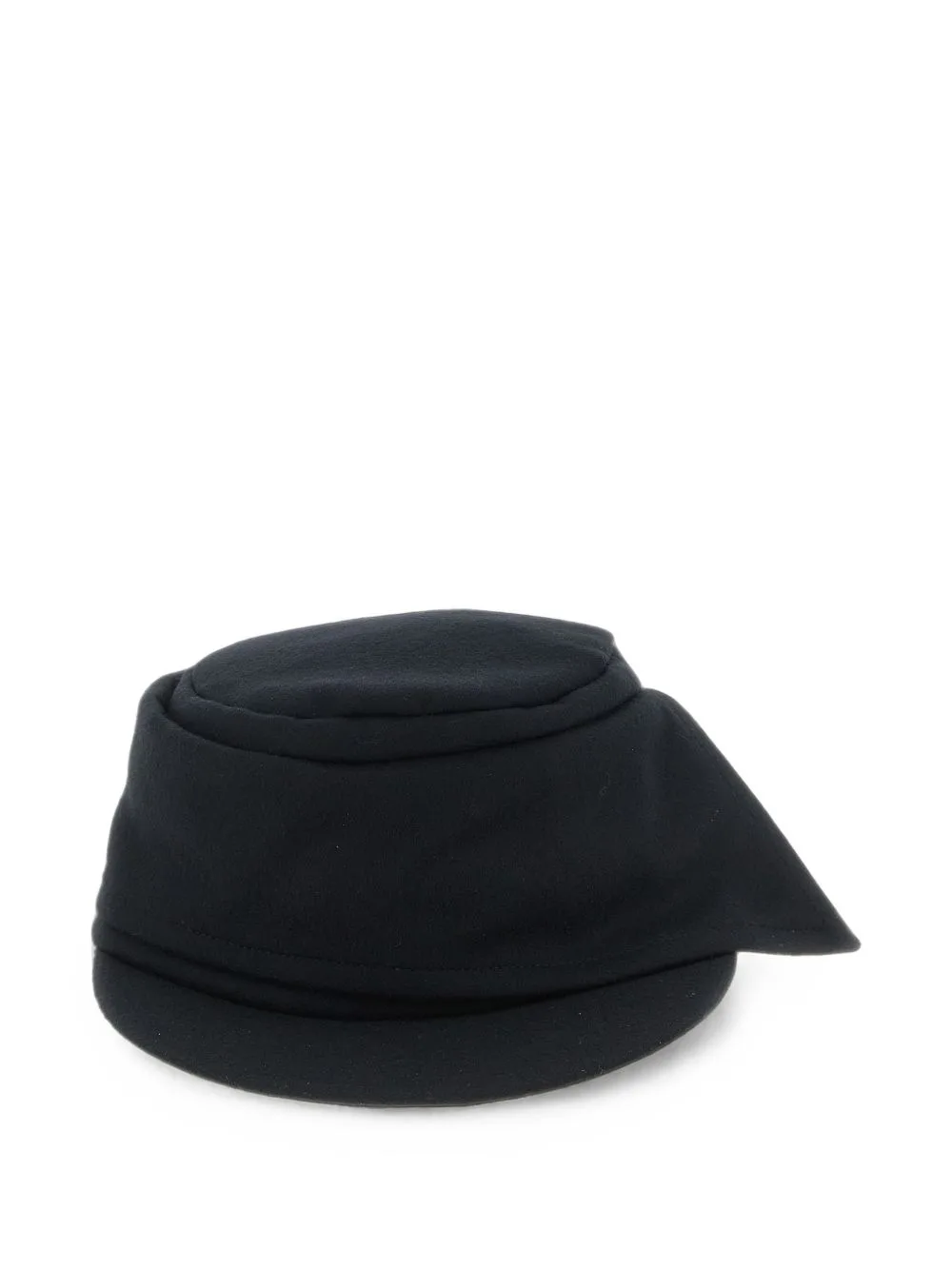Draped Wool-Blend Hat by Yohji Yamamoto