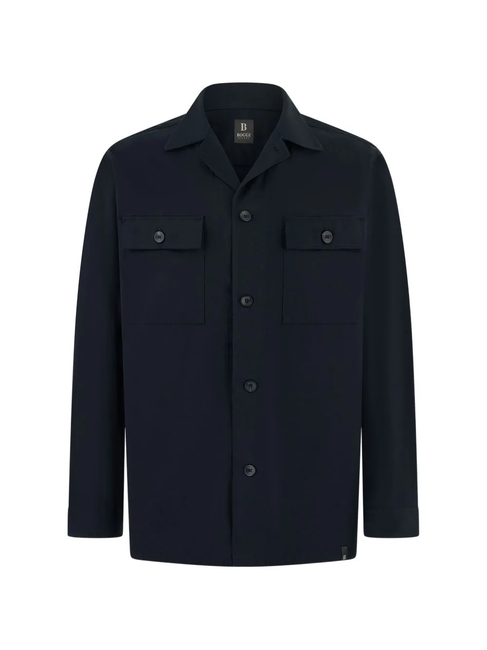 Cotton and Tencel Overshirt by Boggi Milano