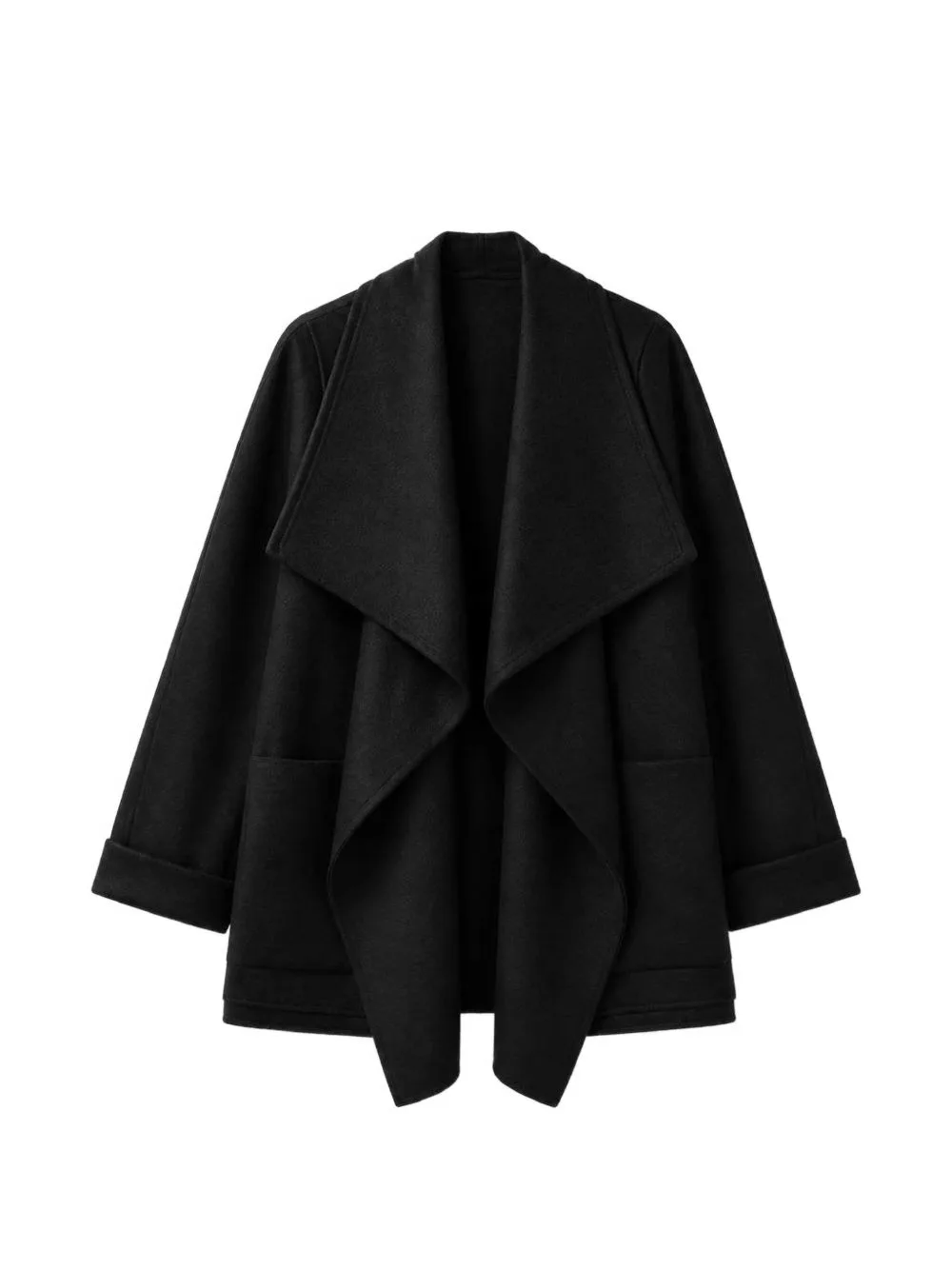Shawl-Collar Wool Coat by RETORI