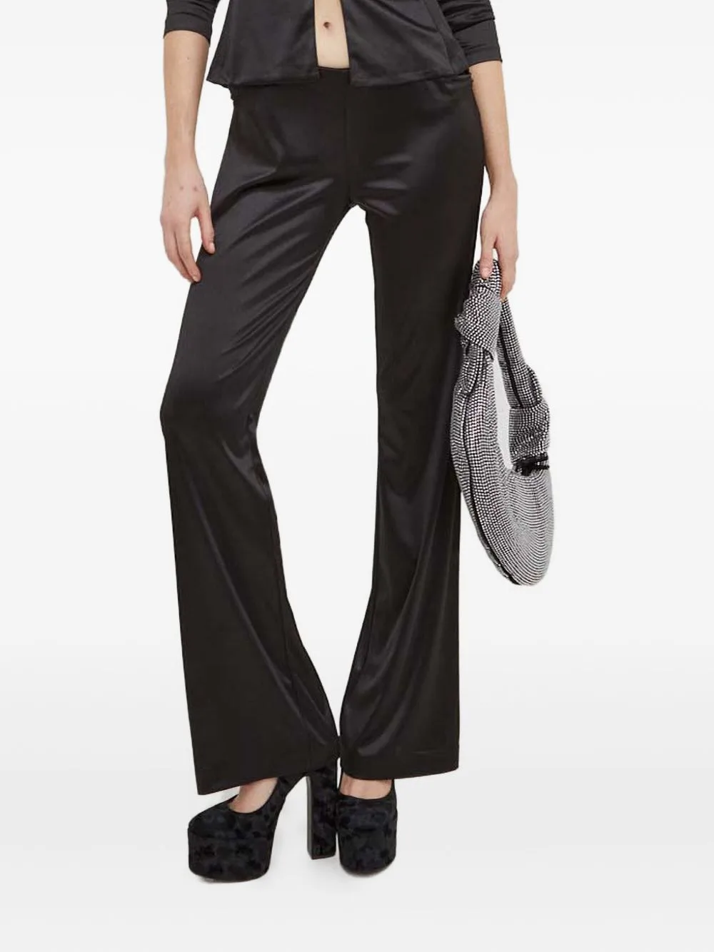 Plaque-Detail Trousers by Stine Goya
