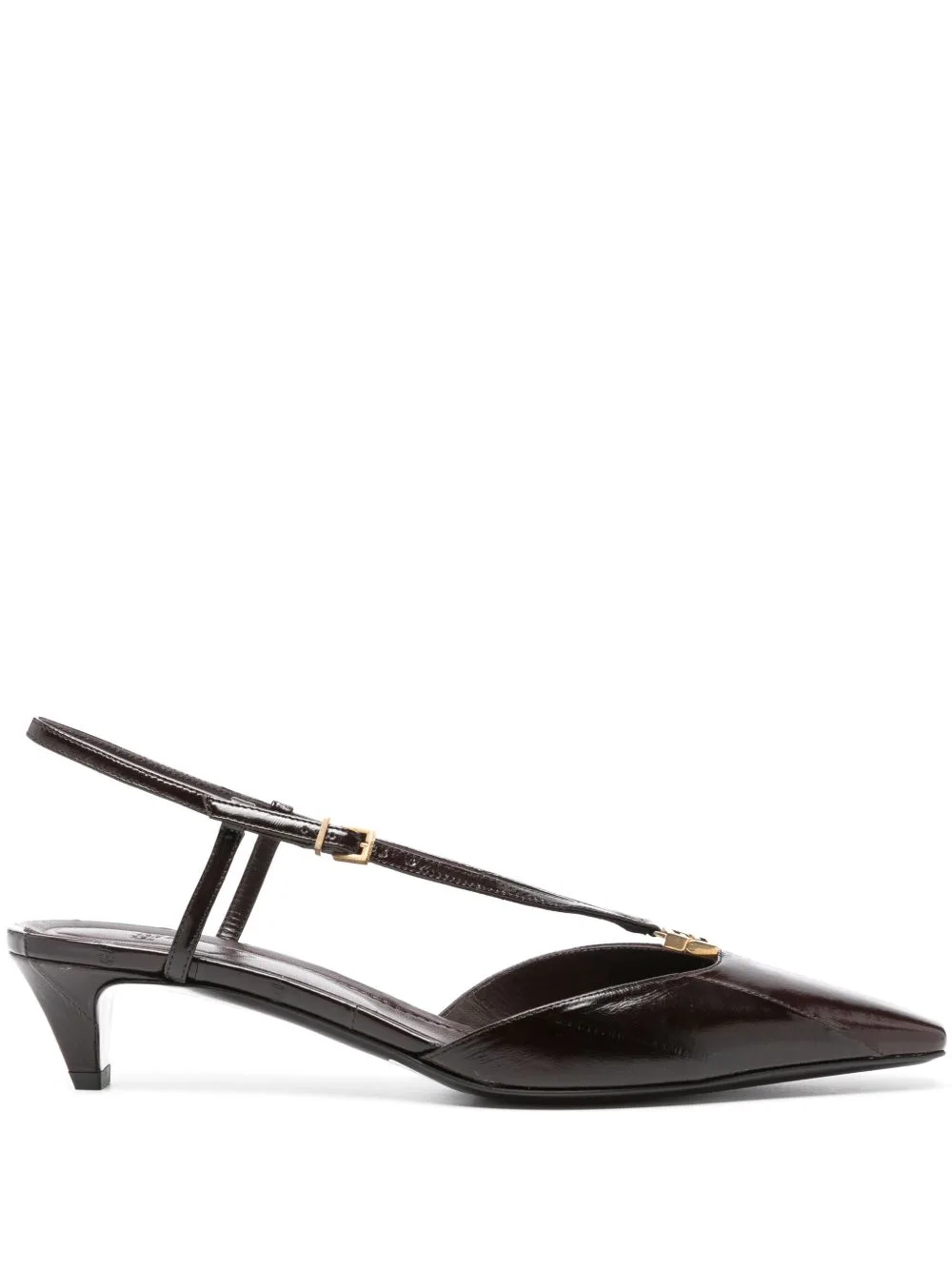 40mm FFold Slingback Pumps by FENDI