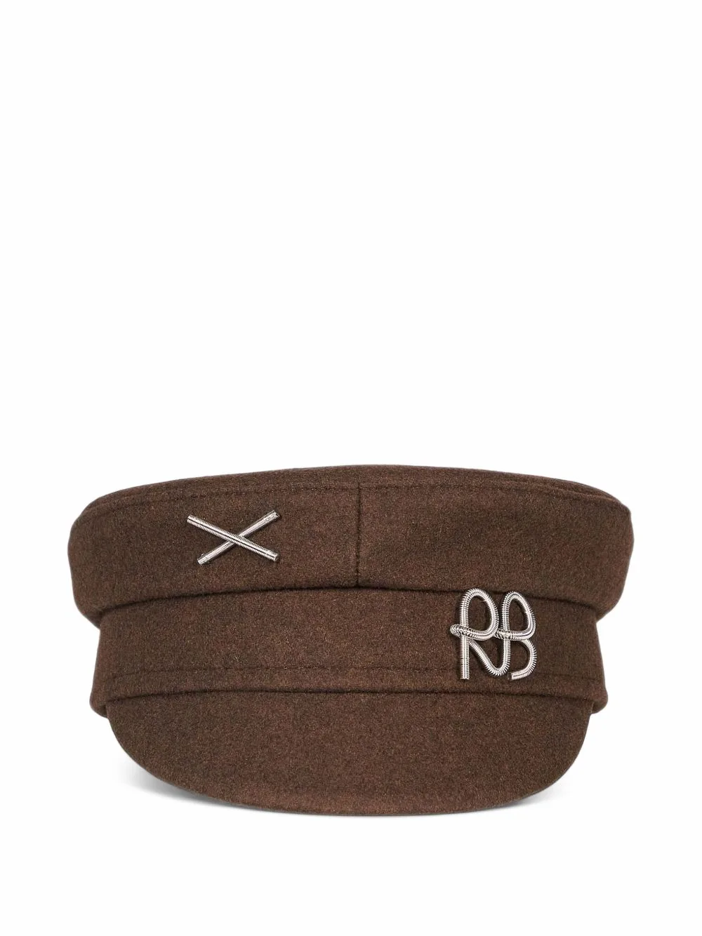 Logo-Plaque Linen Baker Boy Hat by Ruslan Baginskiy