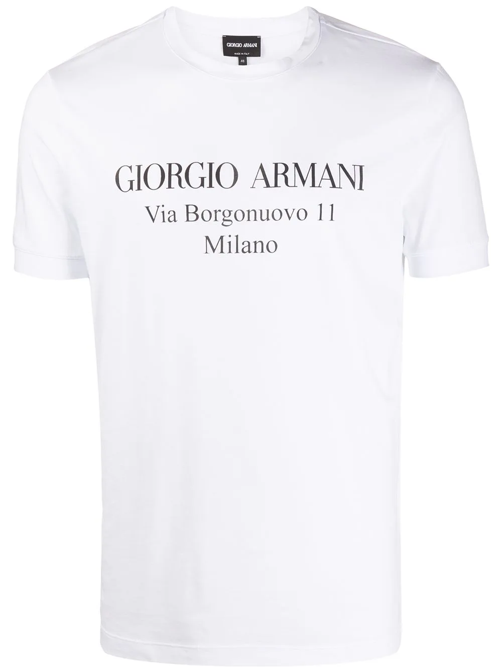 Logo Print T-Shirt by Giorgio Armani