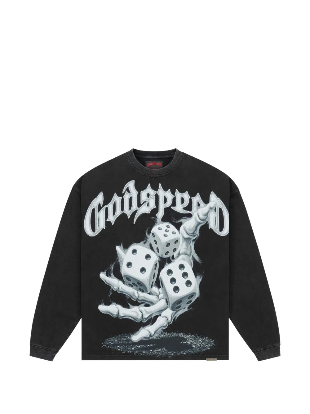 Graphic-Print Long-Sleeved T-Shirt by GODSPEED