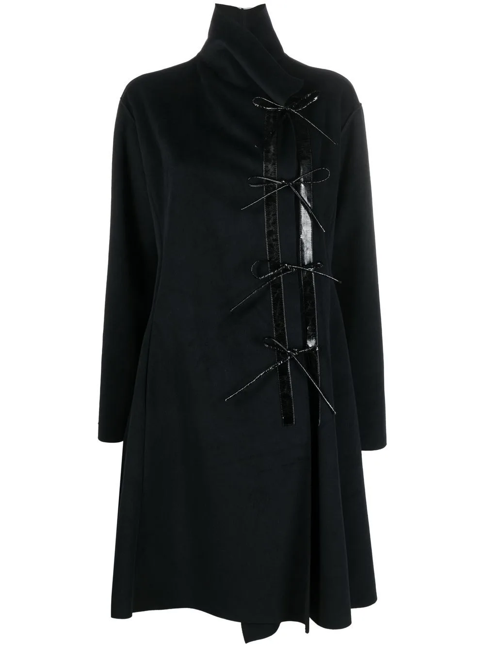 2000s Funnel-Neck Coat by Giorgio Armani Pre-Owned