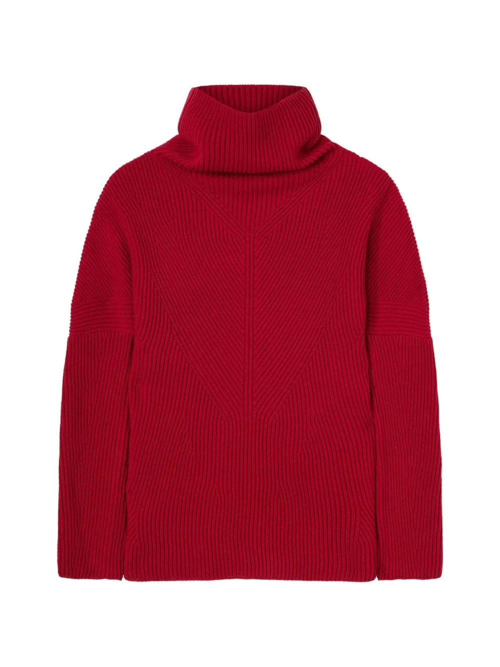 Ribbed-Knit Wool Sweater by RETORI