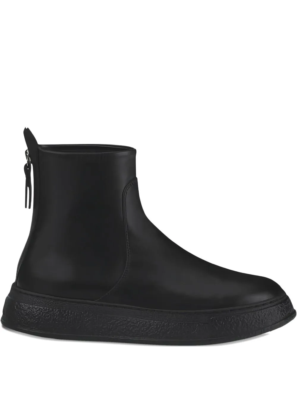Zip-Fastening Platform Ankle Boots by AGL