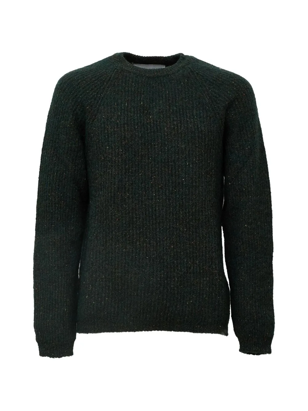 Flecked Ribbed-Knit Sweater by AMARANTO