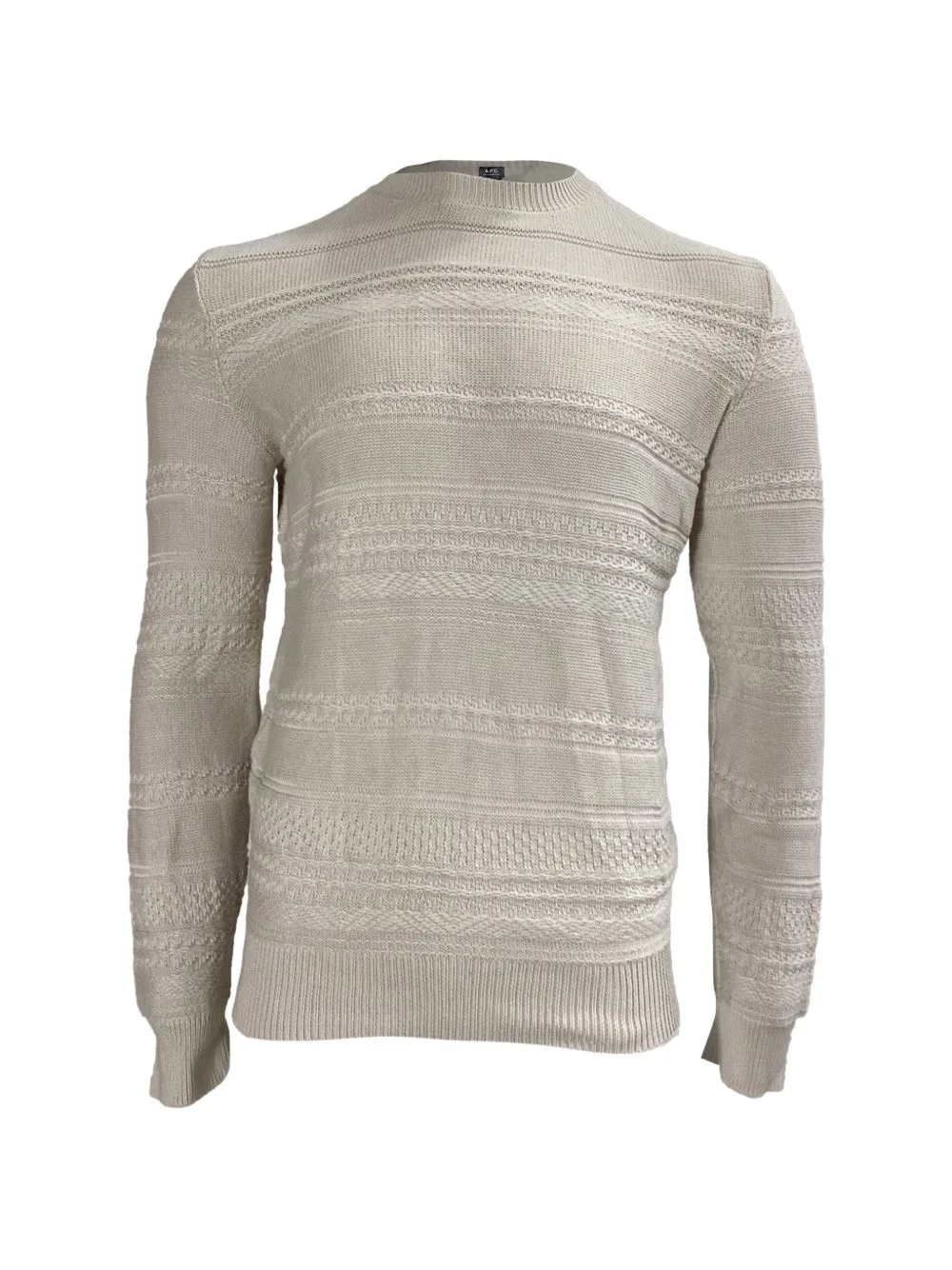 Striped Crew-Neck Sweater