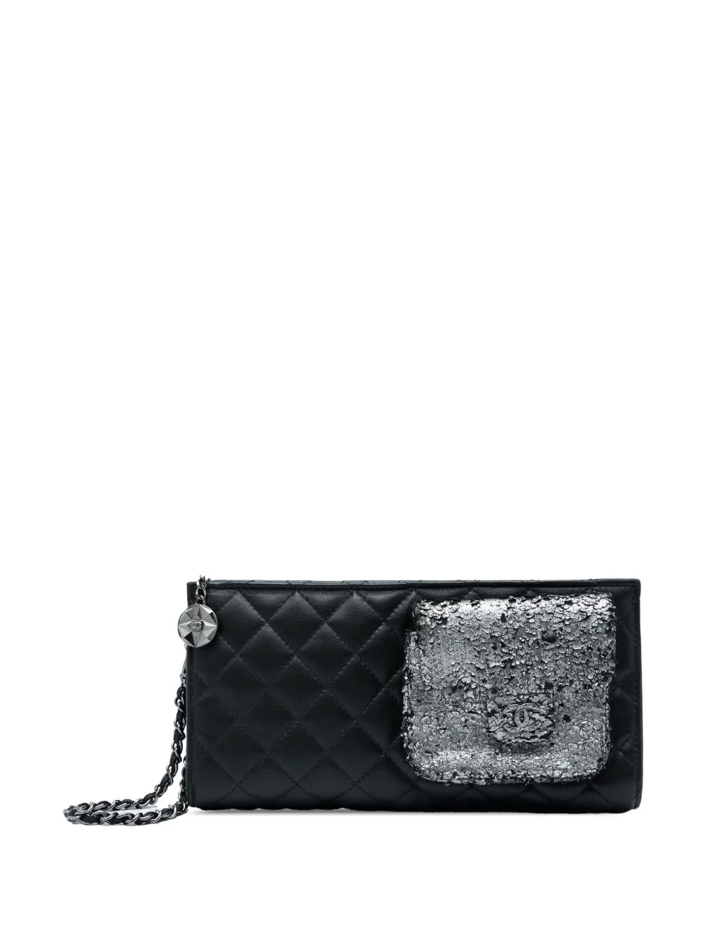 2012-2013 Metallic and Quilted Lambskin Mineral Nights Pochette Wristlet Clutch Bag
