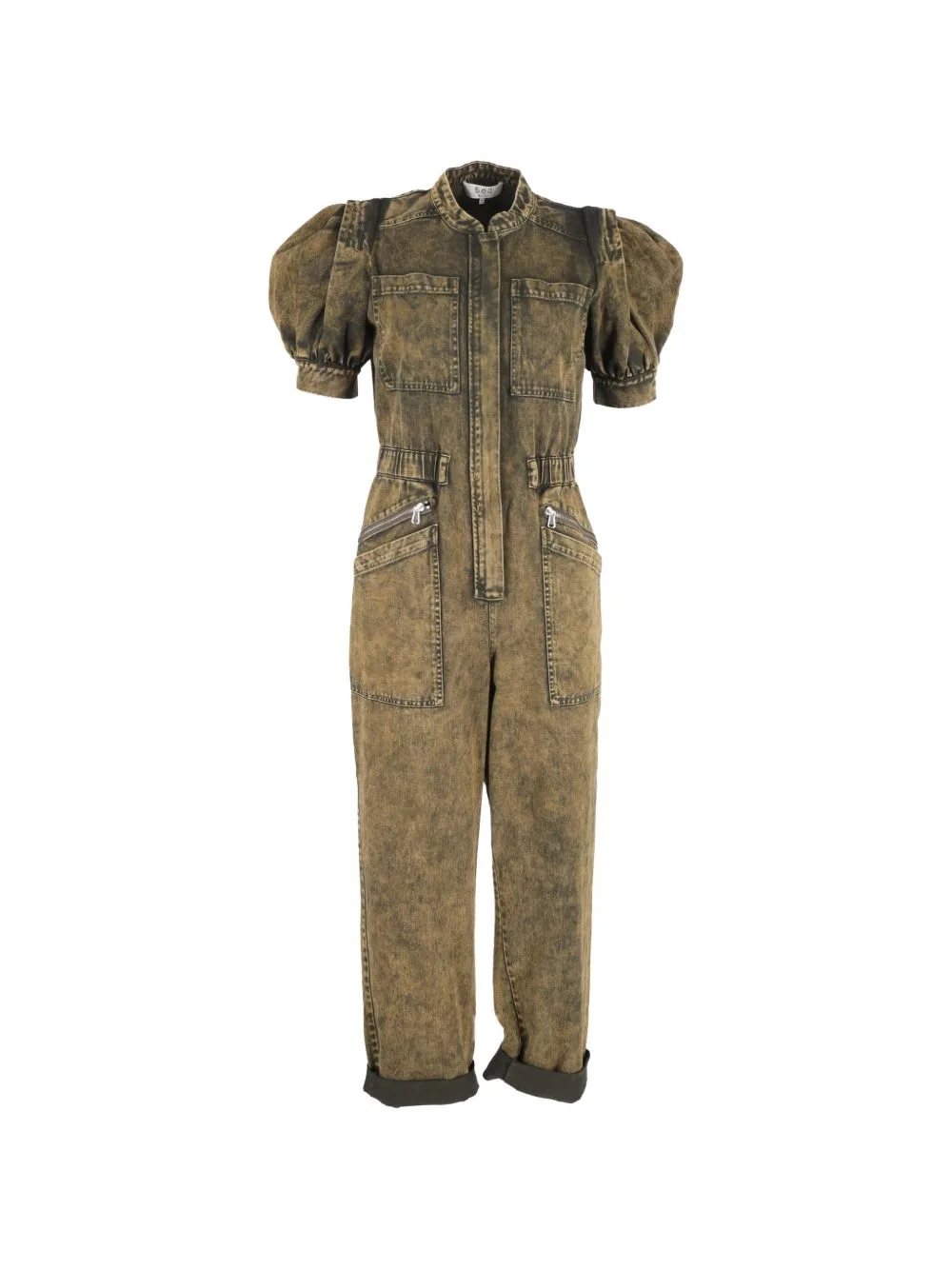 Puffed Sleeve Jumpsuit by Sea