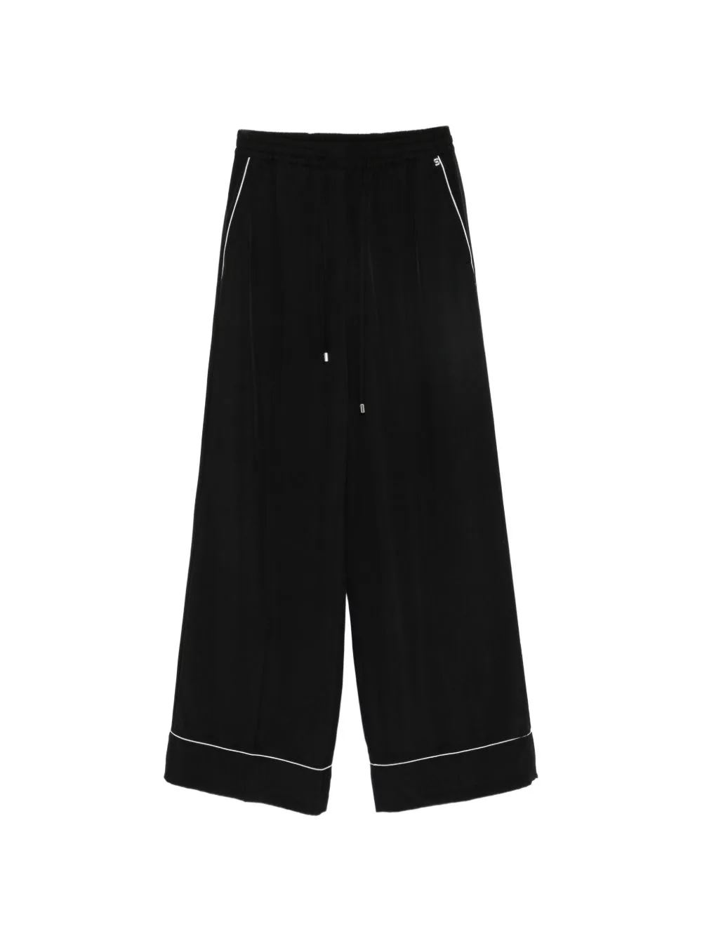 Piping-Detail Drawstring-Waist Trousers by Sportmax