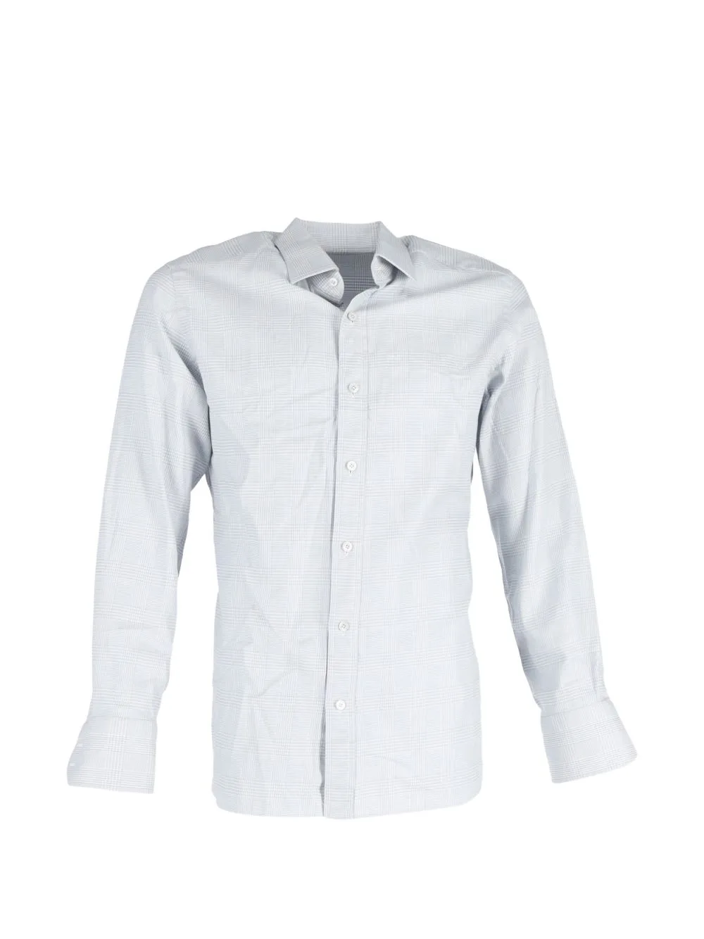 Plaid-Pattern Long-Sleeve Shirt by Tom Ford Vintage