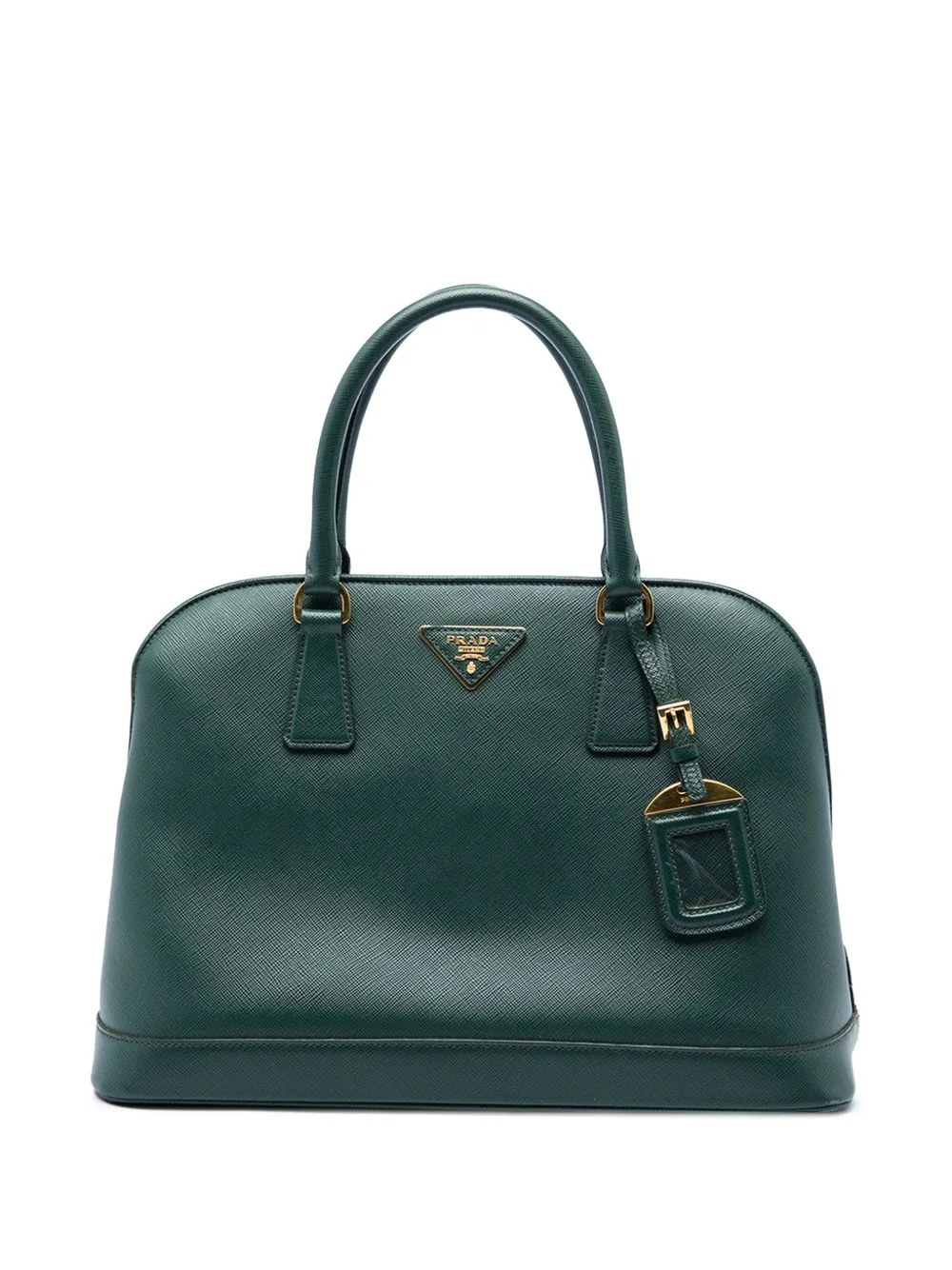 2010-2016 Medium Saffiano Lux Open Promenade Satchel by Prada Pre-Owned