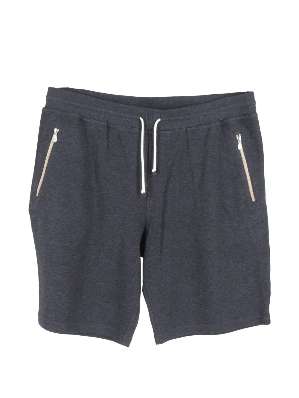 Drawstring Mélange Shorts by Brunello Cucinelli Vintage