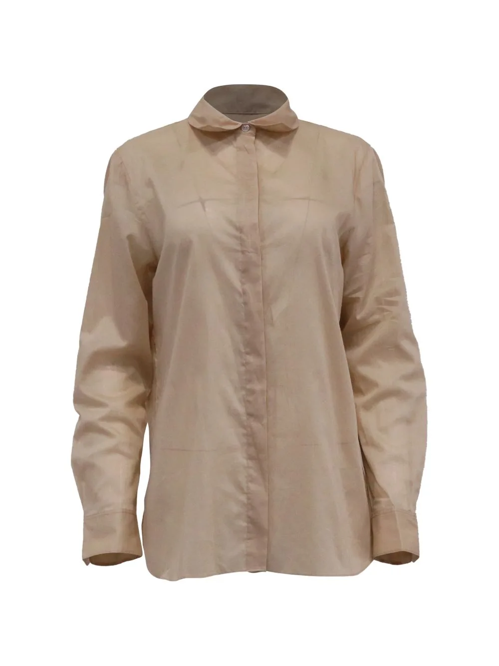 Hidden-Buttoned Shirt by Theory