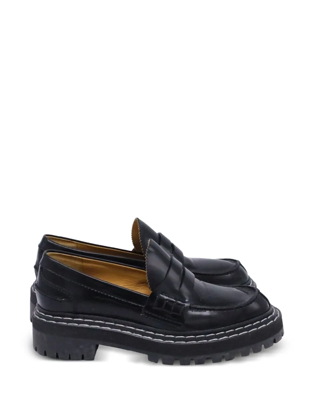Lug-Sole Leather Loafers by Proenza Schouler