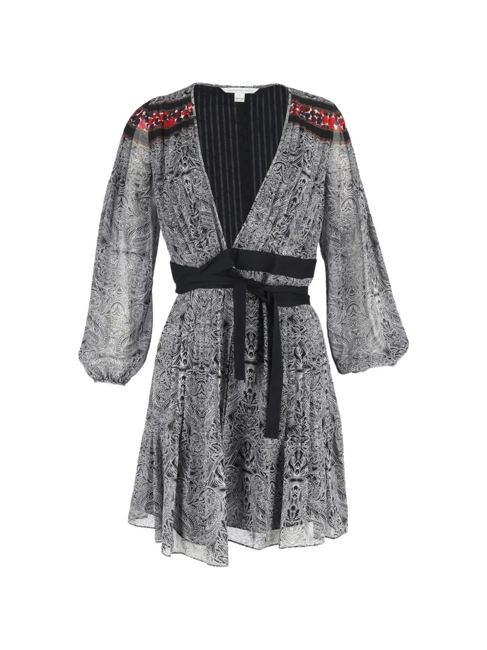 Bianka Paisley Silk Dress by Diane Von Furstenberg Vintage
