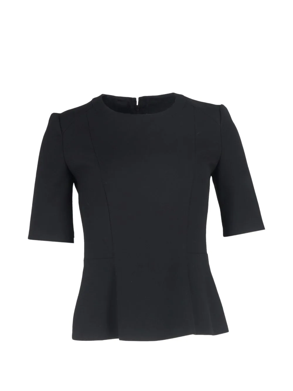 Peplum Short-Sleeve Top