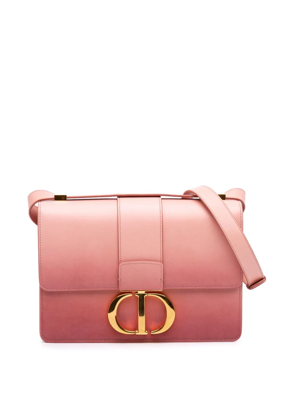2021 Ombre Calfskin 30 Montaigne Box Bag Crossbody Bag by Christian Dior Pre-Owned