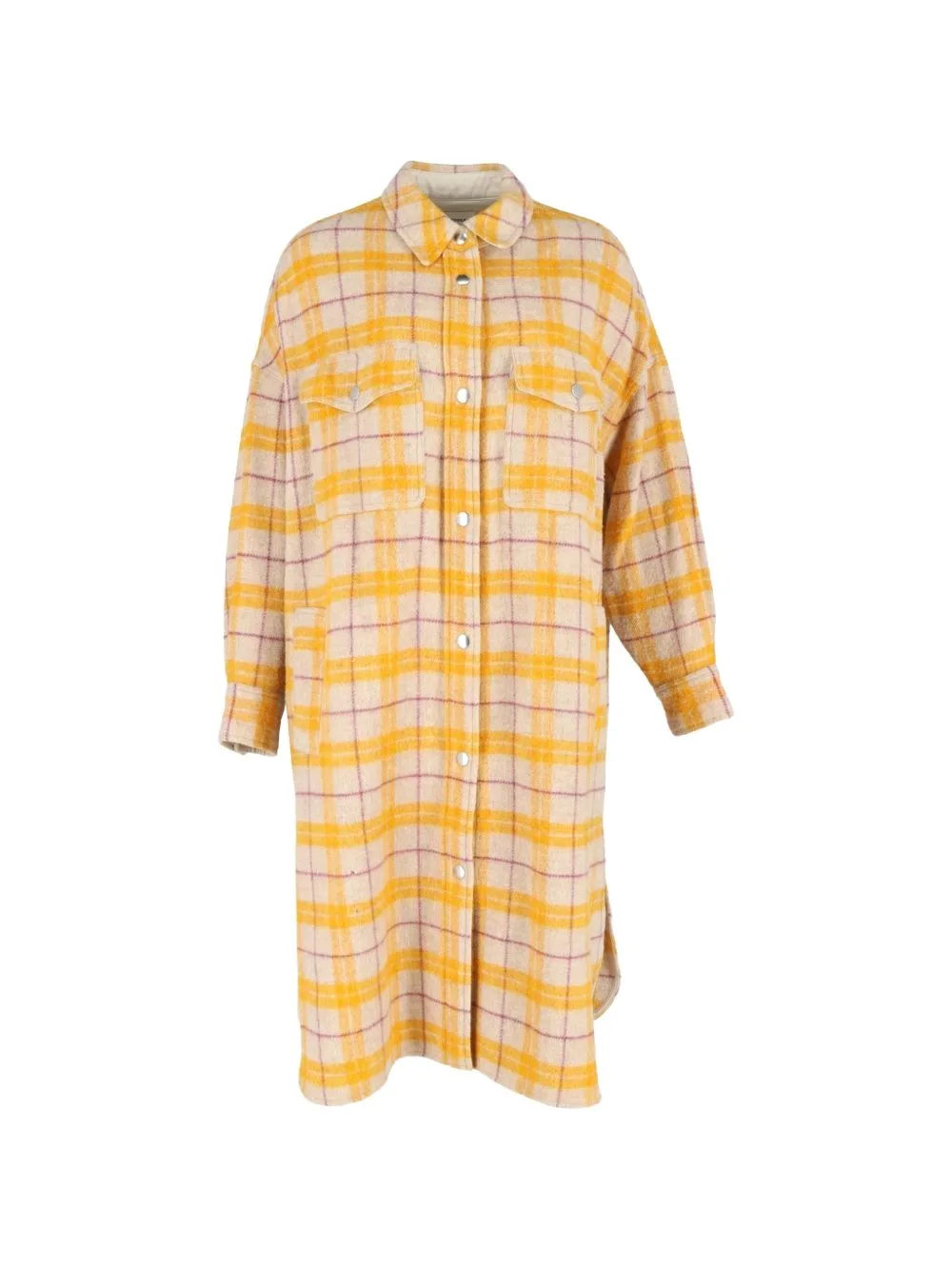 Fontia Checked Buttoned Coat by Isabel Marant Vintage