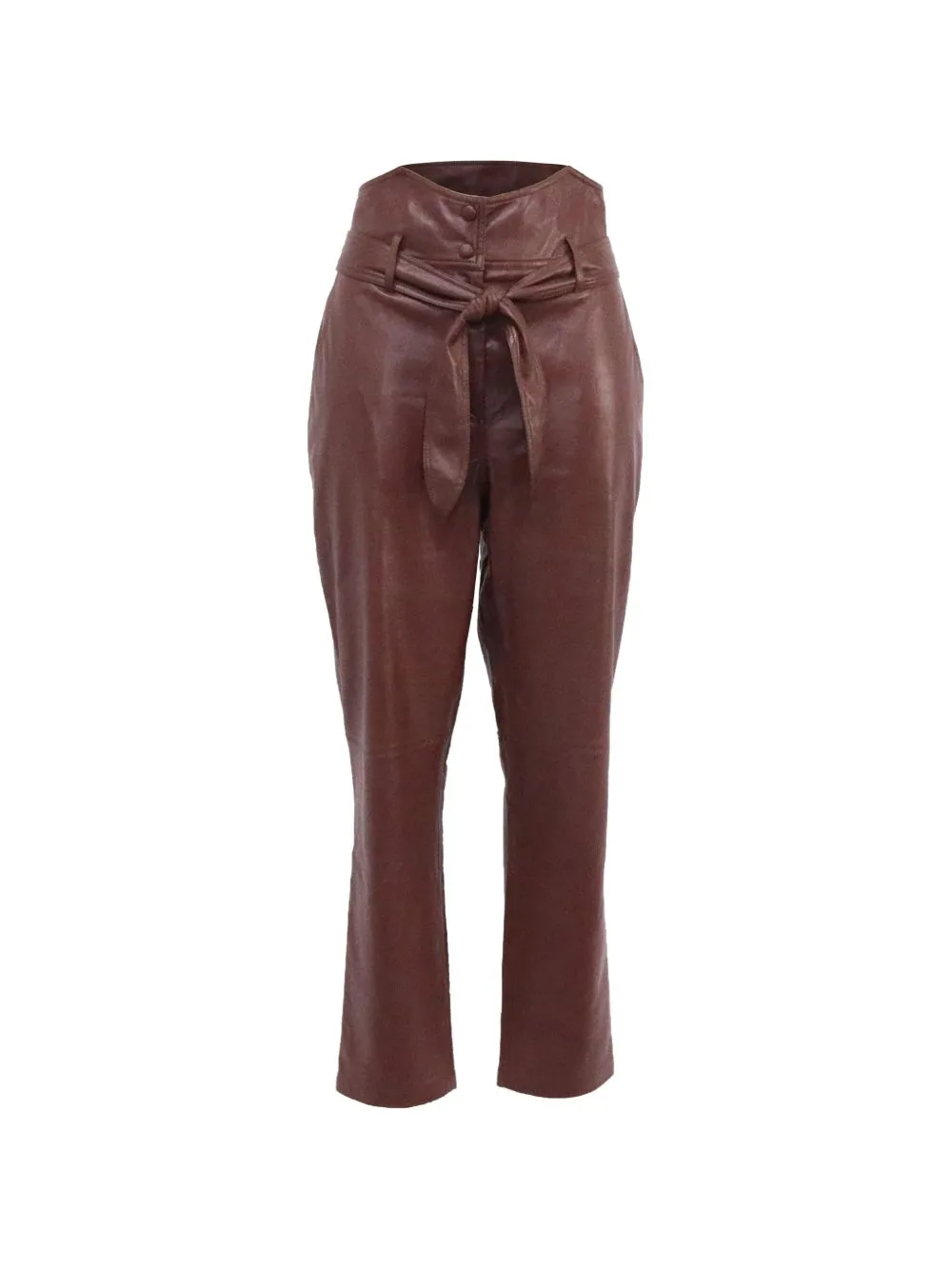 Ethan High-Waist Trousers by Nanushka