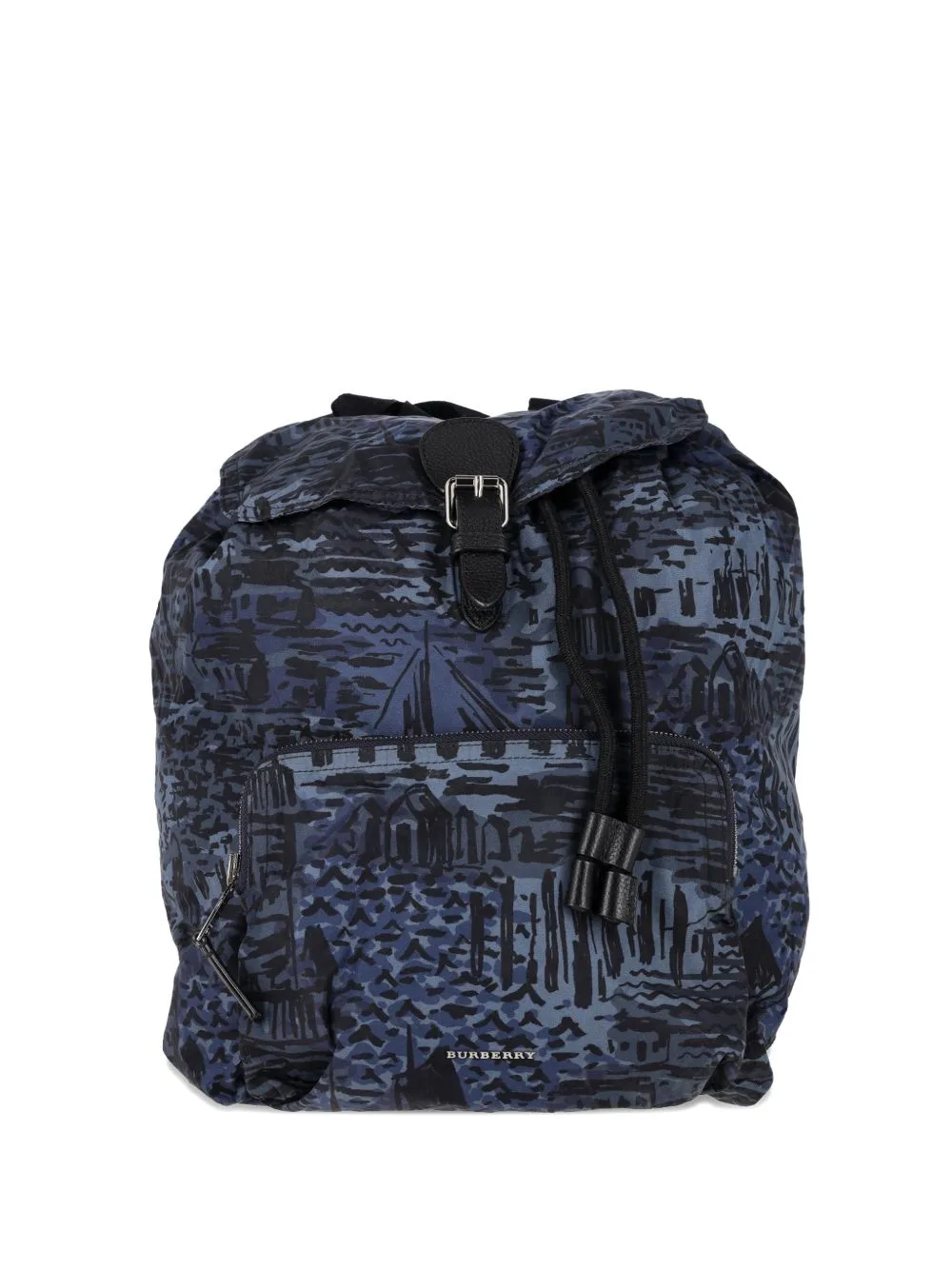 Coastal-Print Backpack by Burberry Pre-Owned