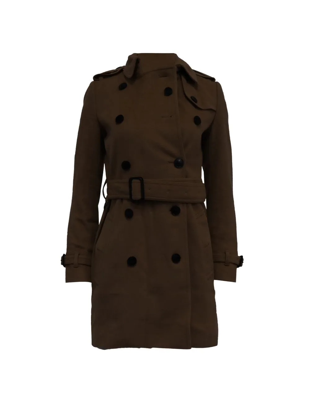 Double-Breasted Coat by Burberry Pre-Owned