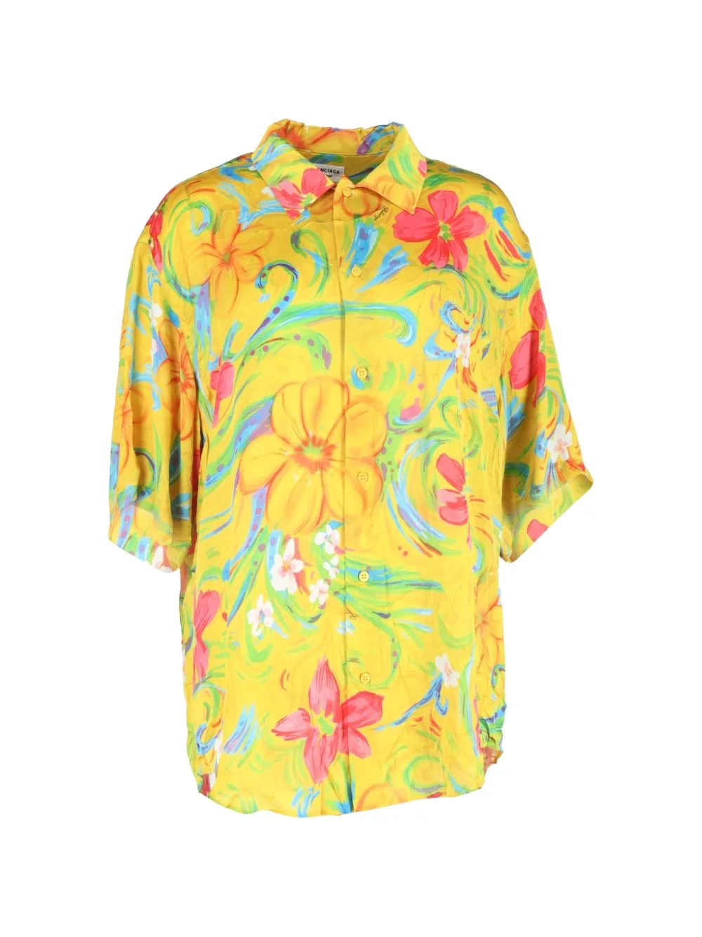 Floral-Printed Shirt by Balenciaga Pre-Owned