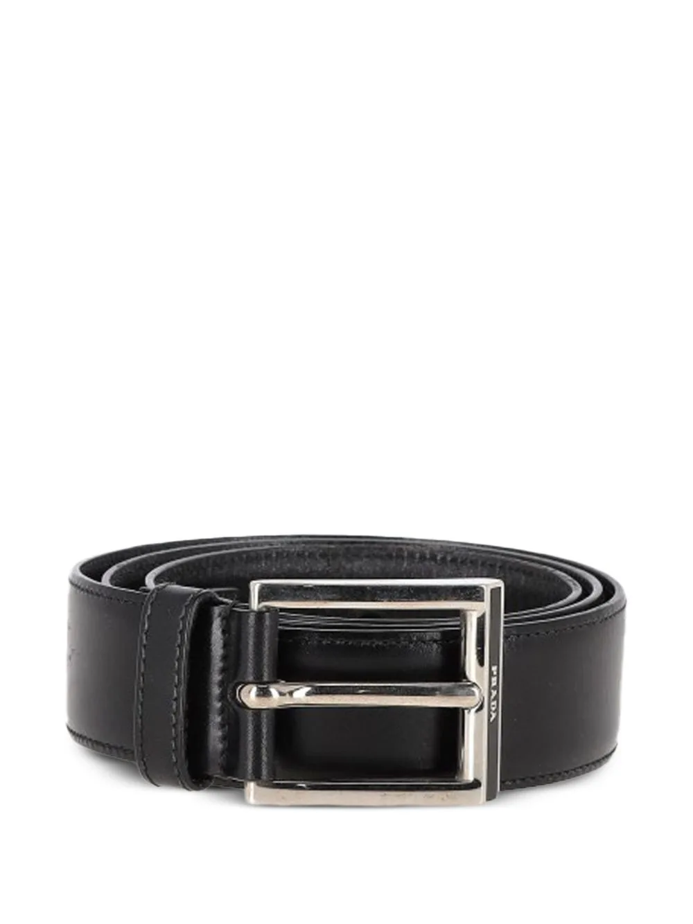 Square Buckle Belt by Prada Pre-Owned