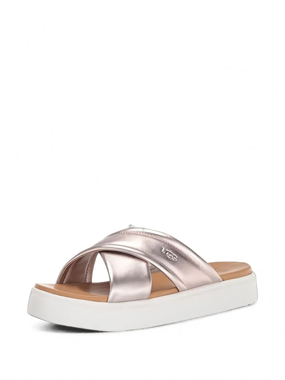 Zayne Metallic Padded Sandals by UGG