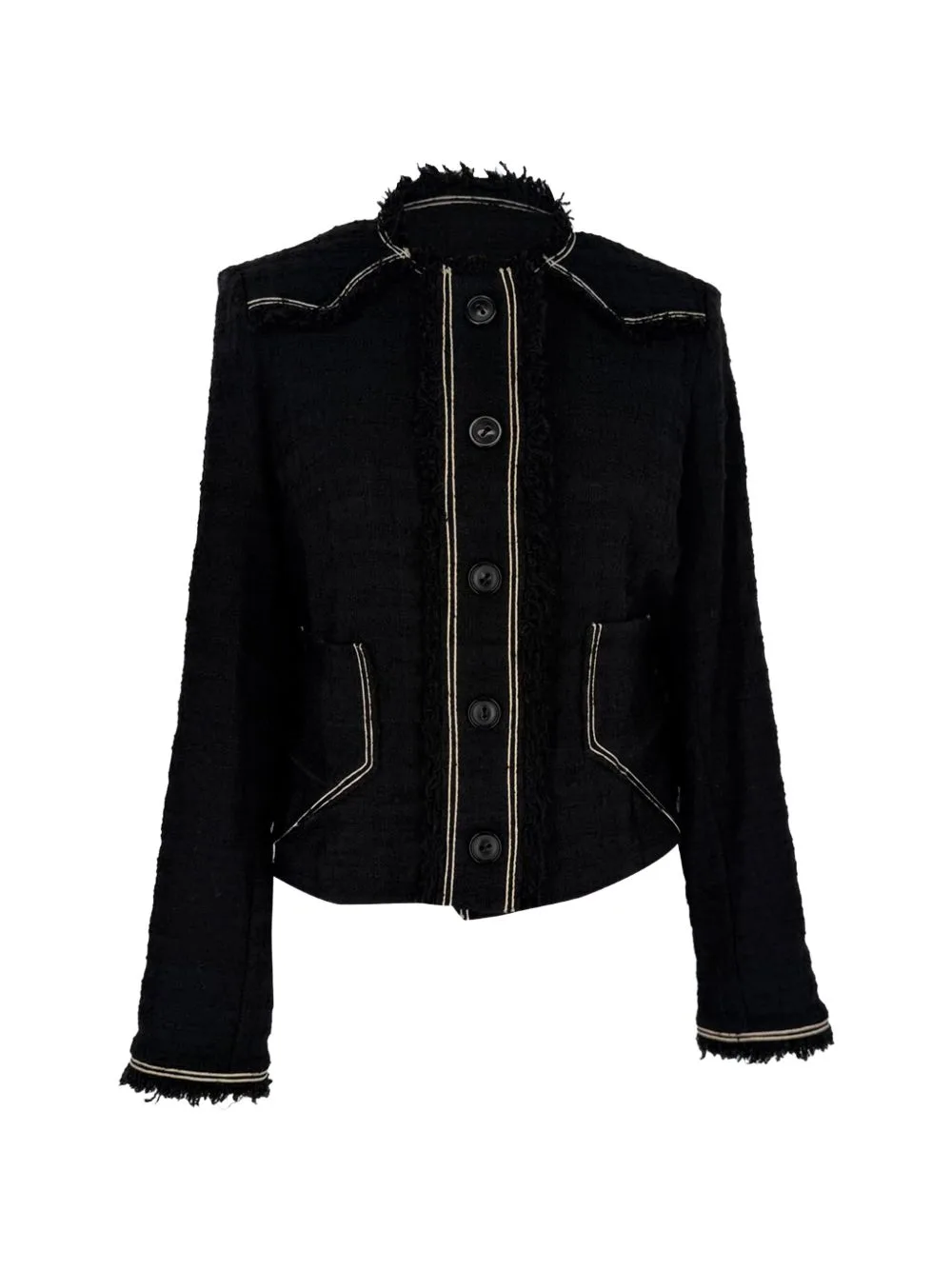 Button-Down Tweed Blazer by Isabel Marant Vintage