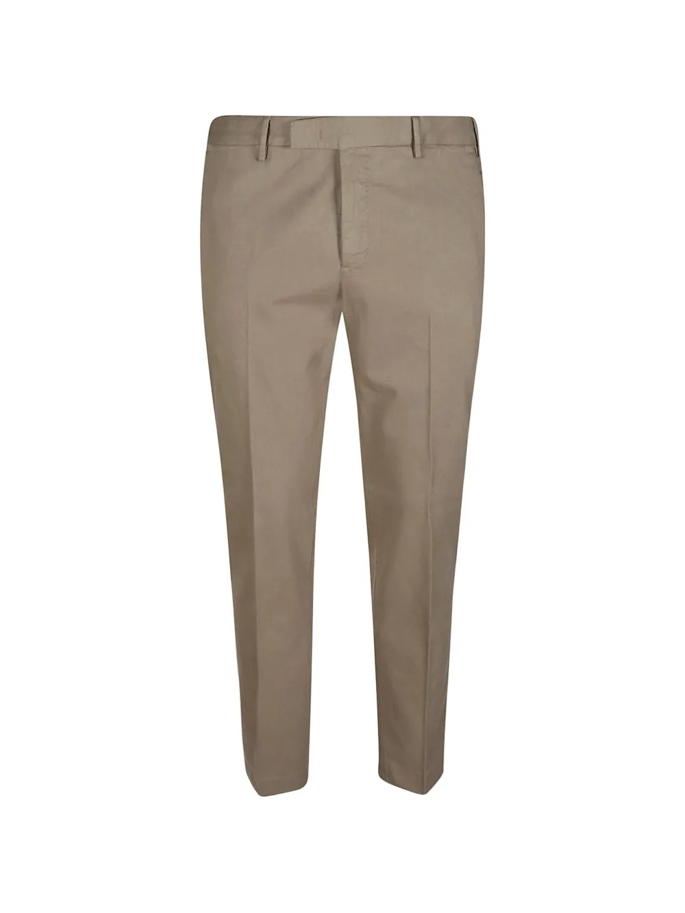 Straight-Leg Cotton Trousers