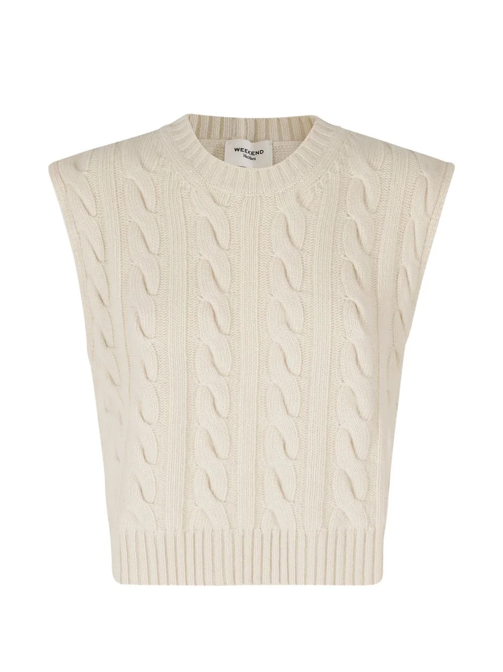 Cable-Knit Wool Vest by Weekend Max Mara