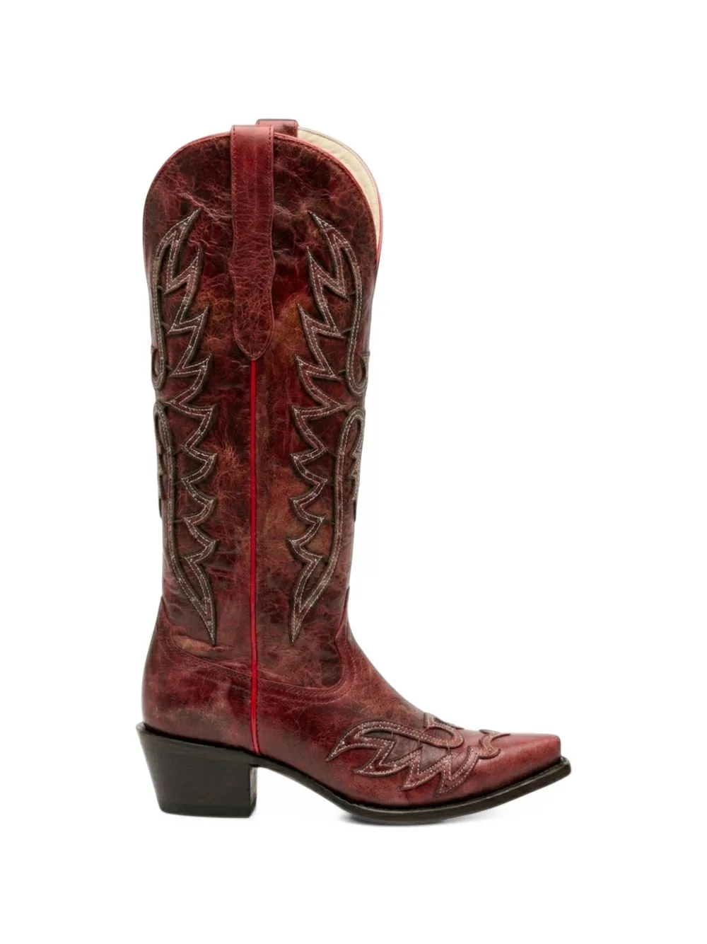 Sol Embroidered Leather Boots by NORTALIE